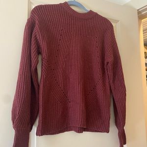 New burgundy sweater